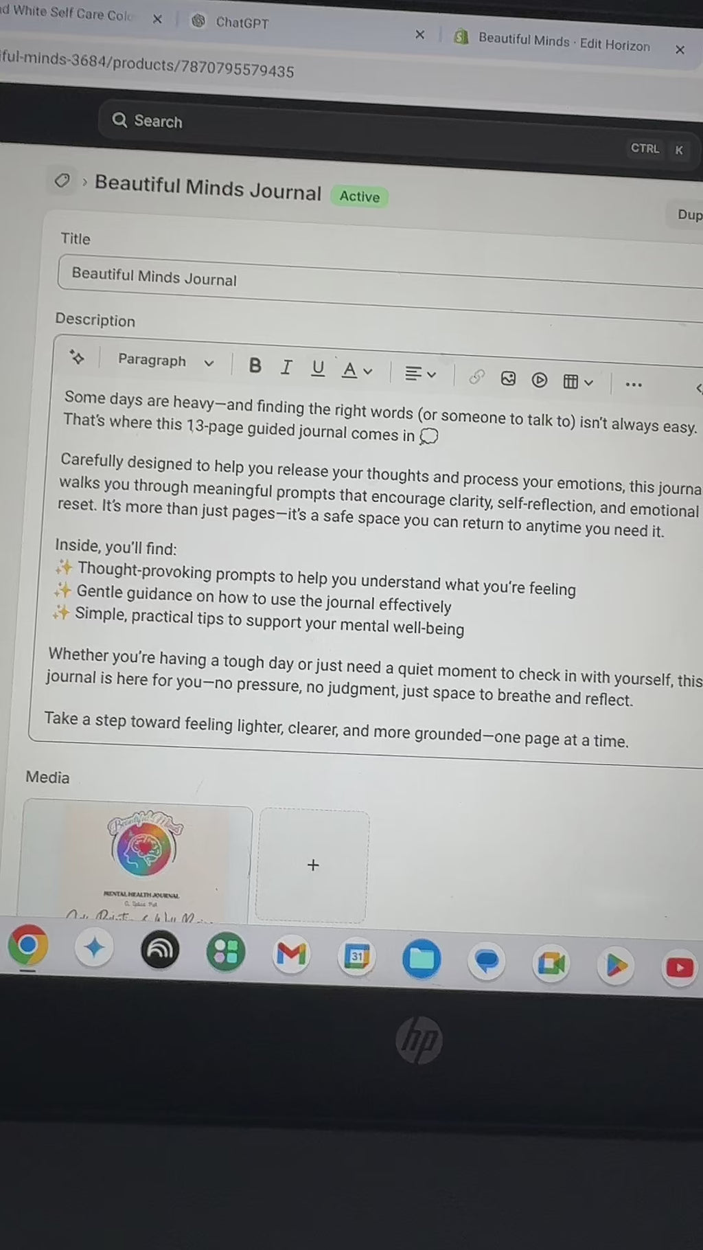 Beautiful Minds Journal